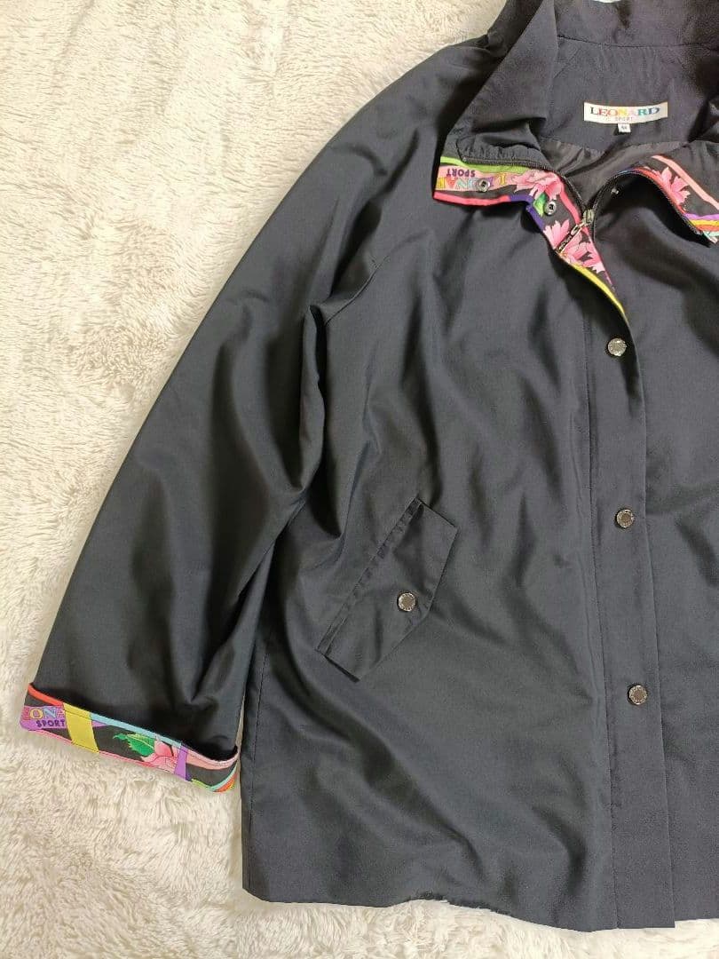 メル64475LEONARD フード付ジャケット【サイズ44 XL相当】【