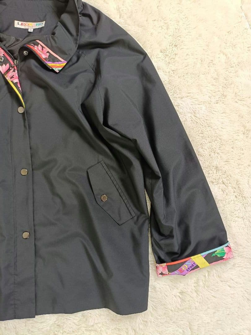 メル64475LEONARD フード付ジャケット【サイズ44 XL相当】【