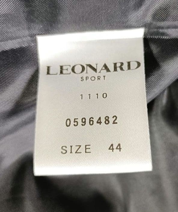 メル64475LEONARD フード付ジャケット【サイズ44 XL相当】【