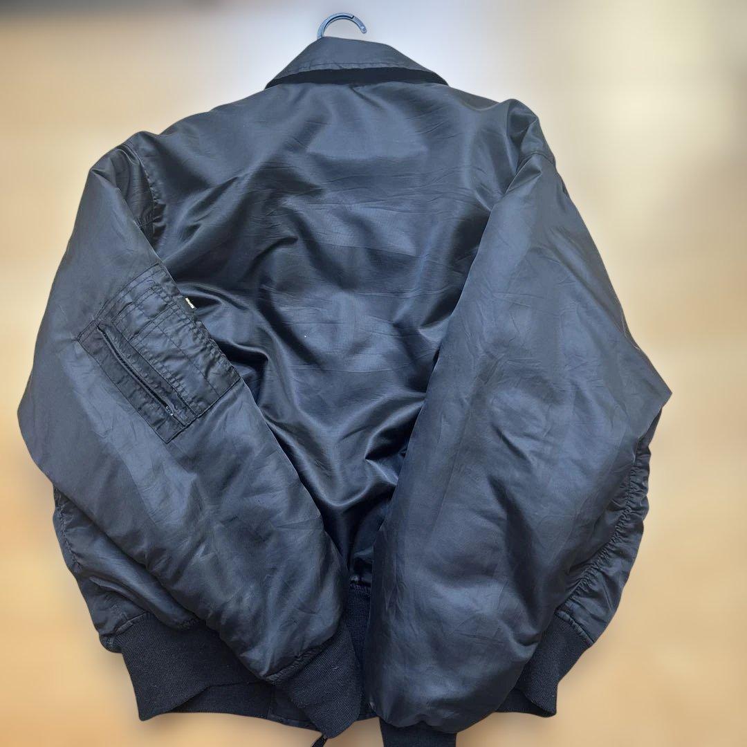 ALPHA INDUSTRIES MA-1フライトジャケット ブラック M