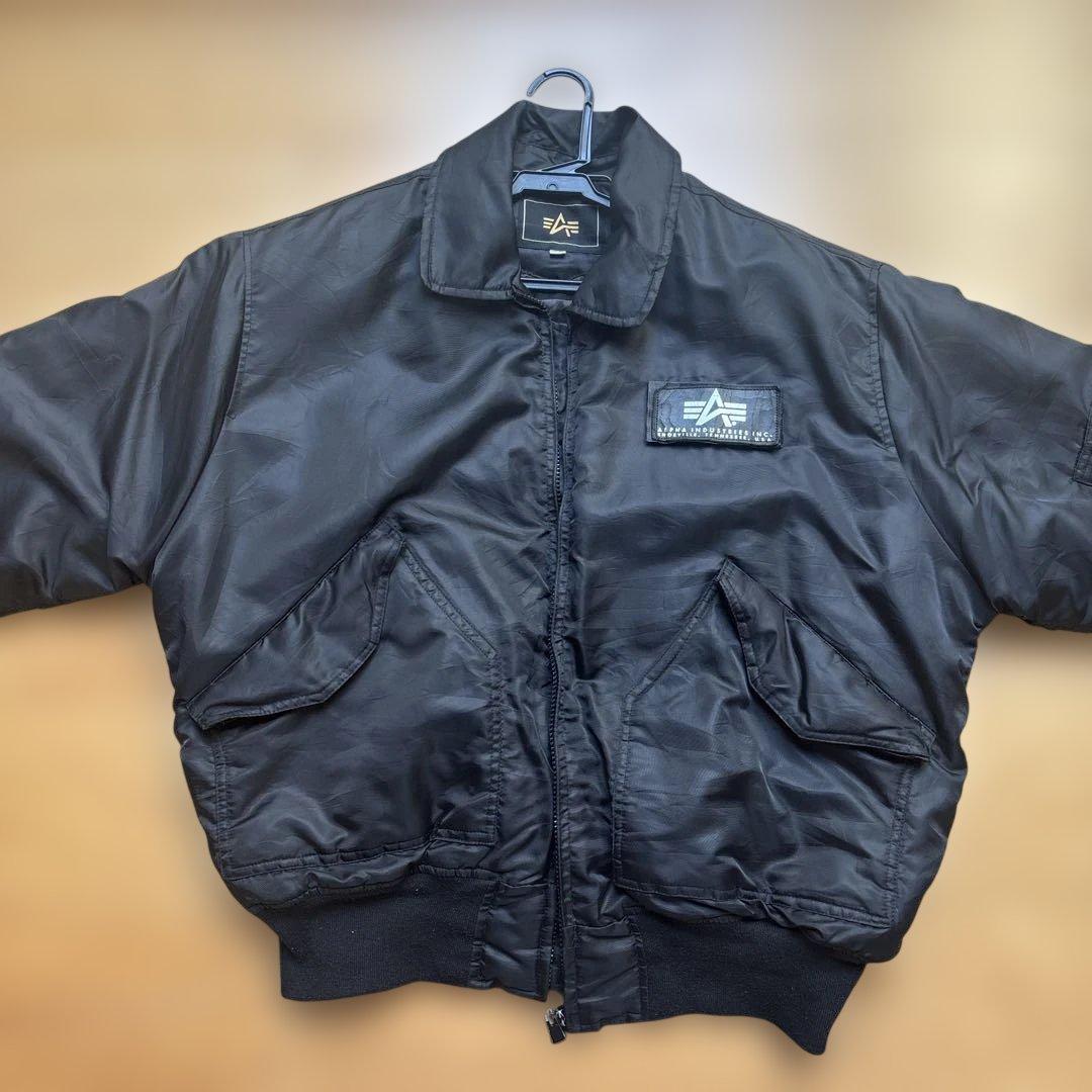 ALPHA INDUSTRIES MA-1フライトジャケット ブラック M