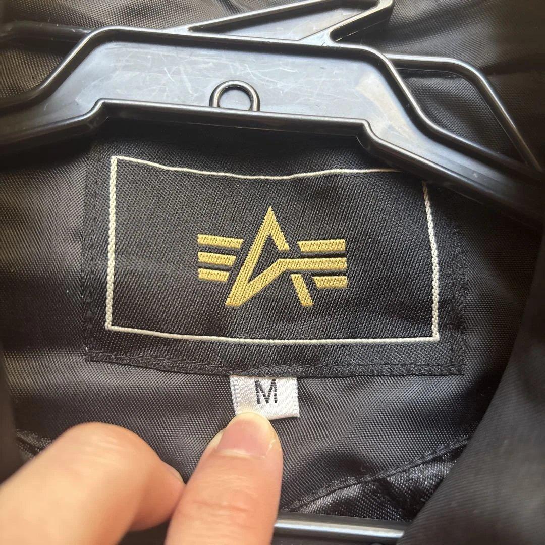 ALPHA INDUSTRIES MA-1フライトジャケット ブラック M