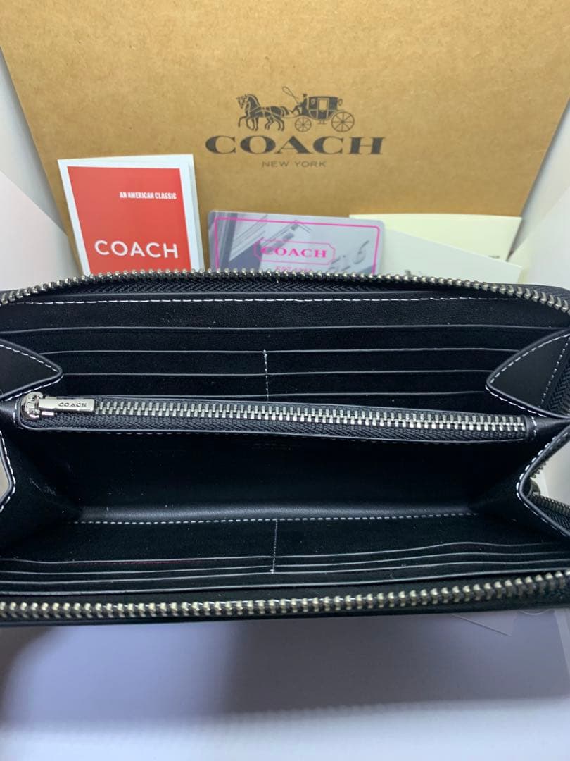 COACH　コーチ　CW296　長財布　スタープリント　シグネチャー