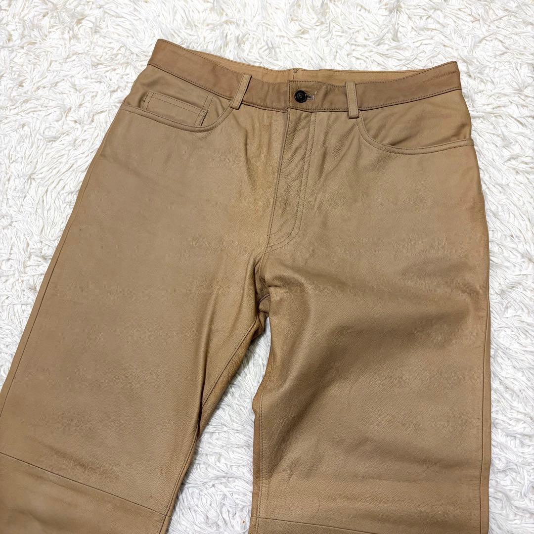 Paul Smith ポールスミス　ラムレザーセットアップテーラードジャケットＬ