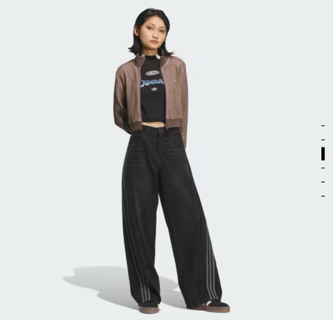 アディダス クロップ　トラップ　トップ　3XL 定価以下！　ワッフルニット