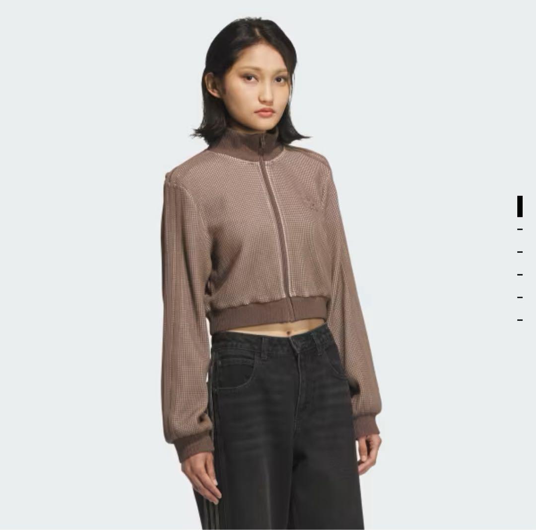 アディダス クロップ　トラップ　トップ　3XL 定価以下！　ワッフルニット