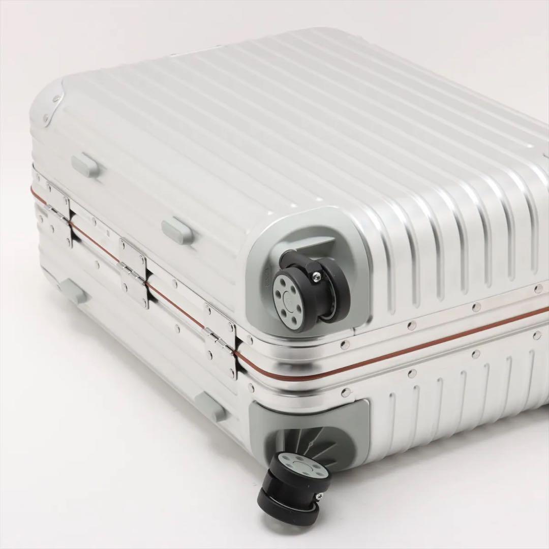 リモワ キャビンツイスト アルミニウム キャリーケース シルバーxブラウン