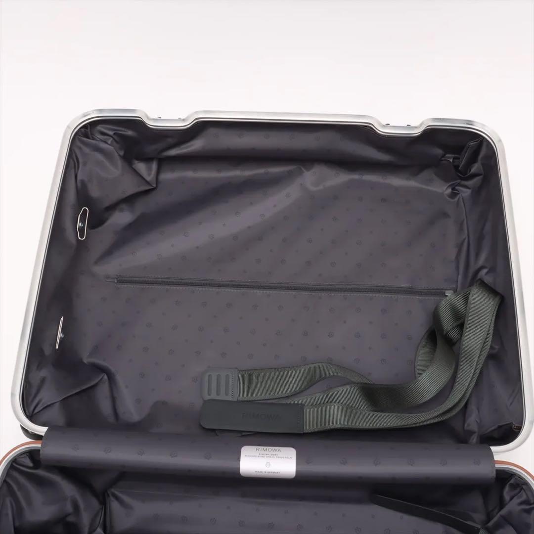 リモワ キャビンツイスト アルミニウム キャリーケース シルバーxブラウン