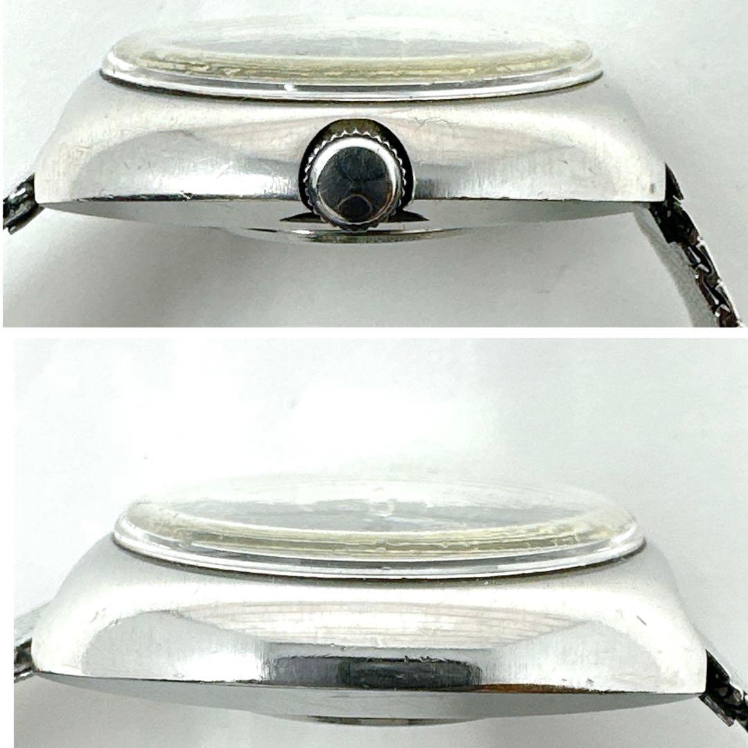 稼働SEIKO セイコー 時計 自動巻き シルバー ブラック