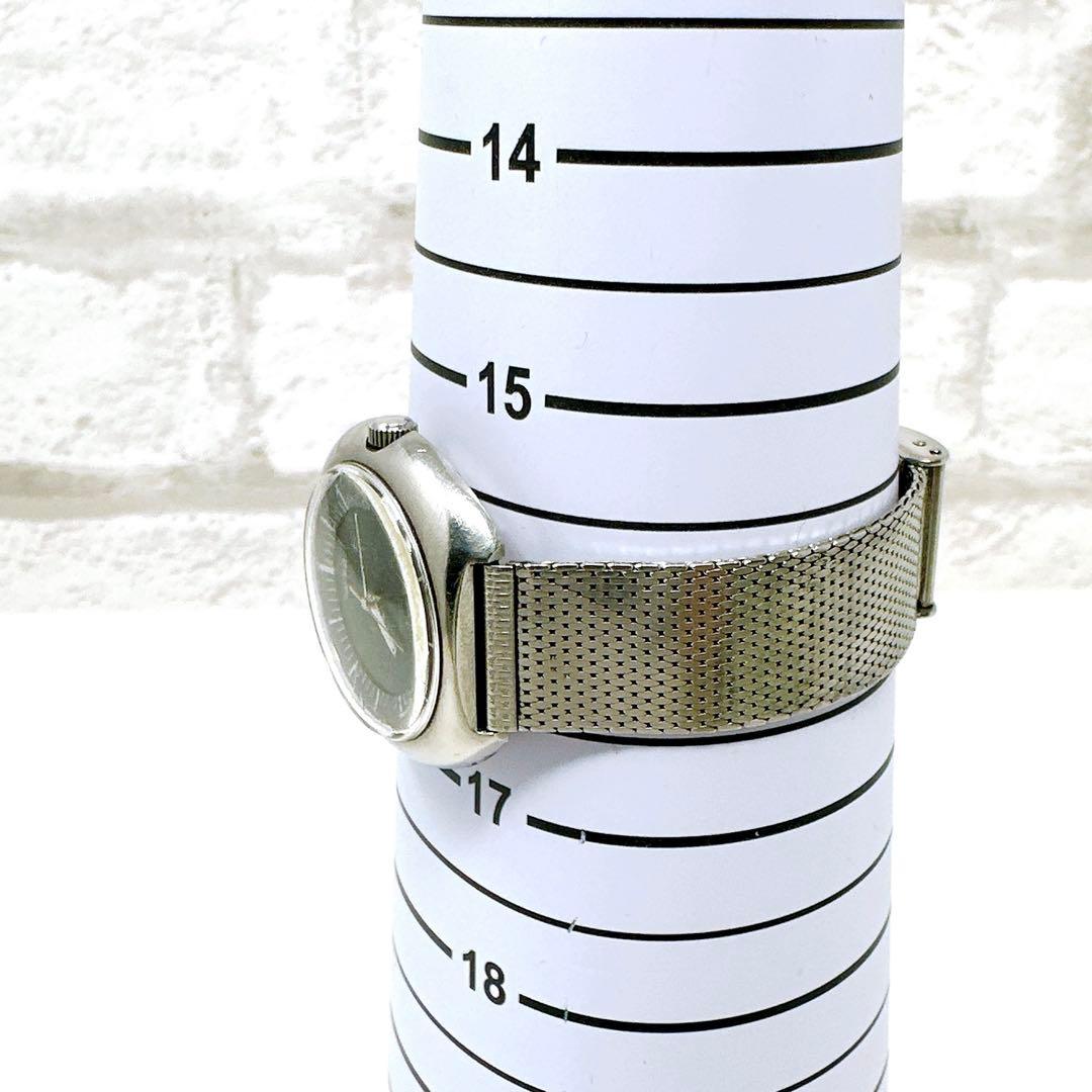 稼働SEIKO セイコー 時計 自動巻き シルバー ブラック