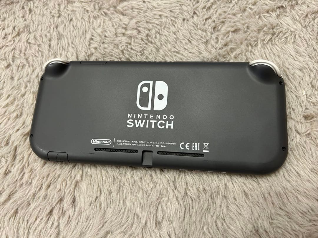Nintendo Switch Lite グレー 本体と充電器 箱あり