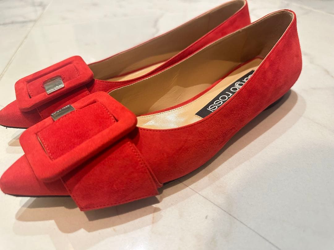 【美品】セルジオロッシ フラットシューズ　サイズ37