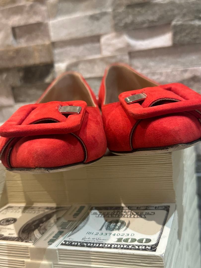 【美品】セルジオロッシ フラットシューズ　サイズ37