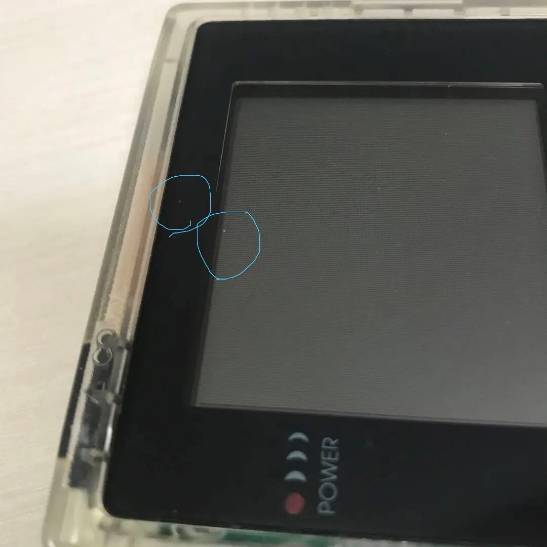 Nintendo ゲームボーイカラー クリア 本体 取扱説明書