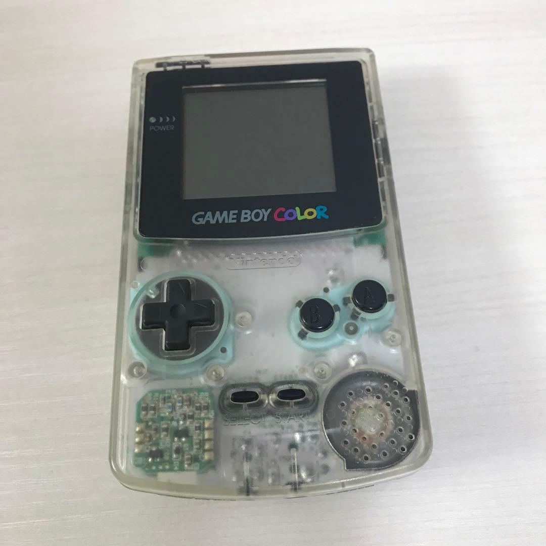 Nintendo ゲームボーイカラー クリア 本体 取扱説明書
