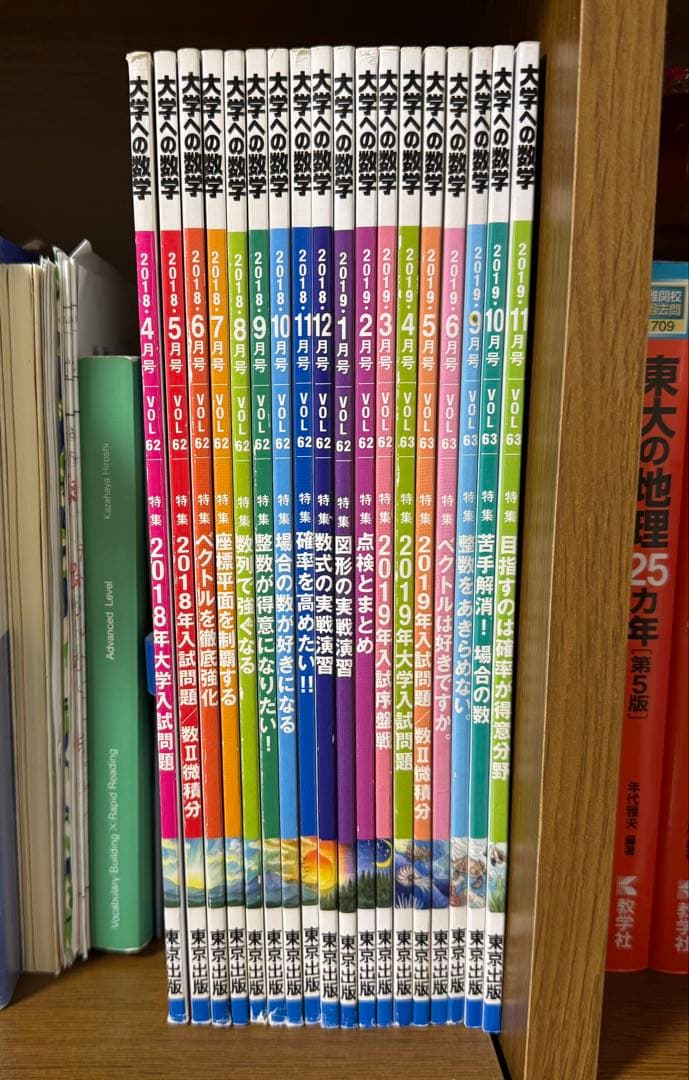 大学への数学 18冊セット