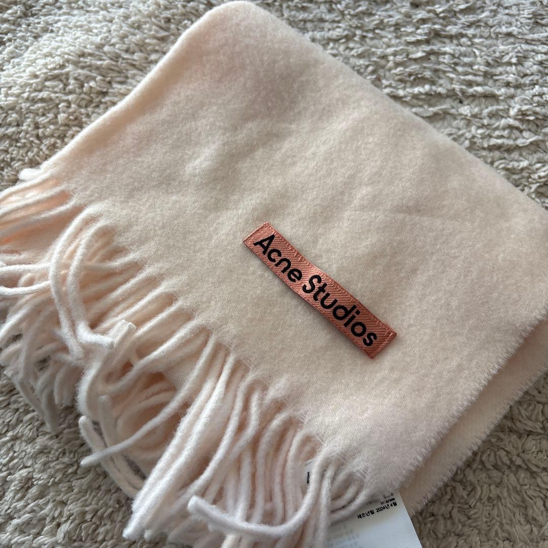 Acne Studios フリンジウールスカーフ　ナロー　マフラー　CA0210