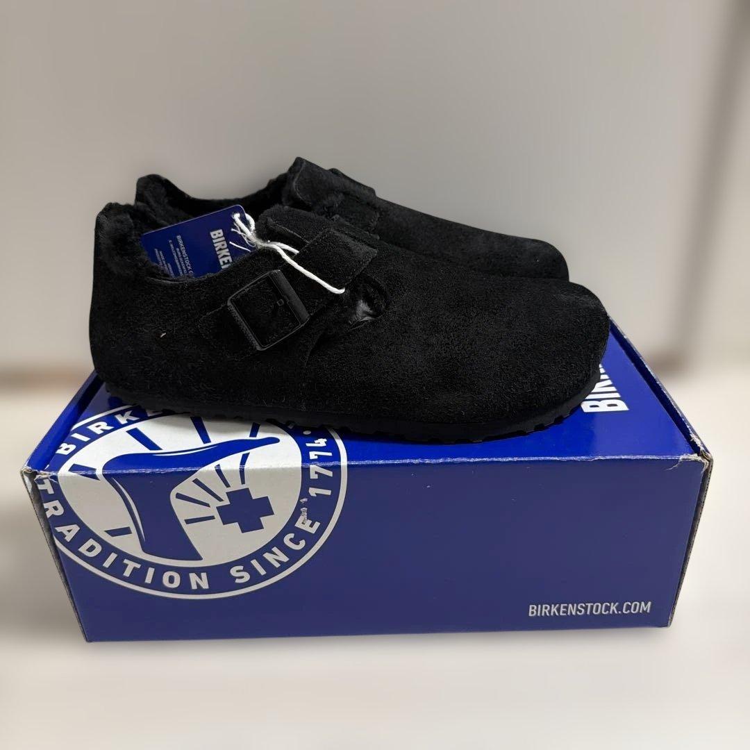 新品未使用 BIRKENSTOCK LONDON Shearling Black