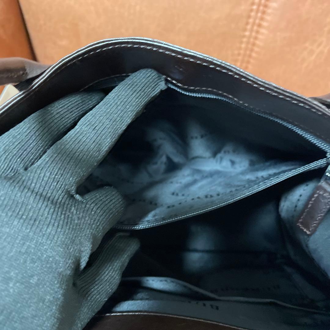 バーバリー ミニトートバッグ ノバチェック レザー キャンバス