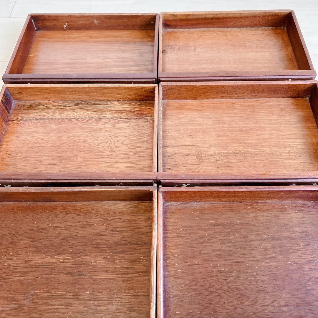 螺鈿細工 箪笥 整理箪笥 8段 木製チェスト 中国骨董 唐木