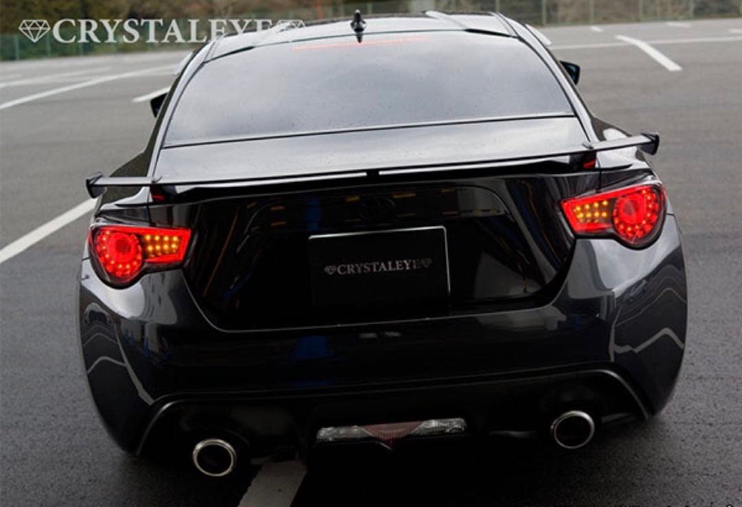 ☆新品未使用品☆クリスタルアイ86ファイバーテール★シーケンシャル★ブラック