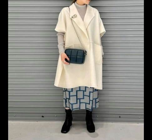 ヤマダヤ　Aga ウール ケープコート スコットクラブ