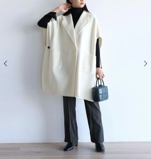 ヤマダヤ　Aga ウール ケープコート スコットクラブ