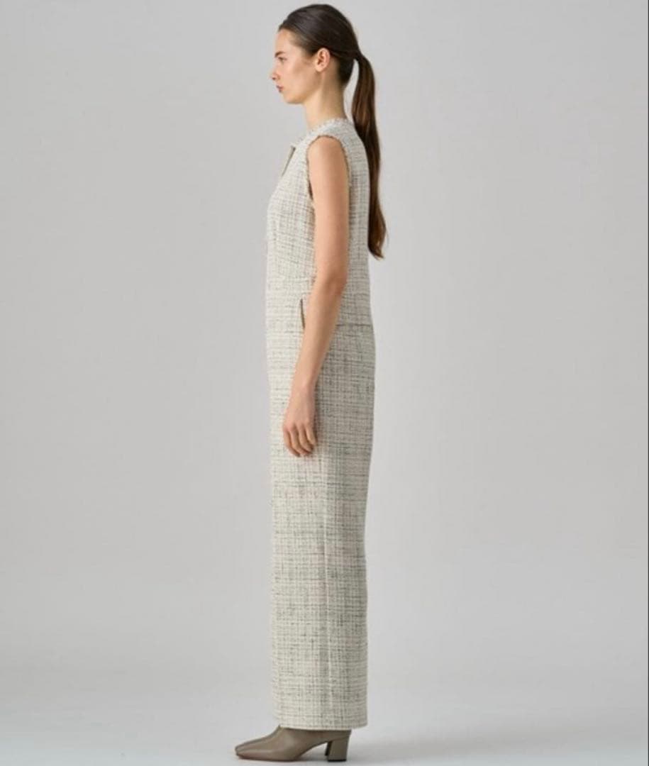 ANAYI オールインワントライスピンツィードオールインワン　38