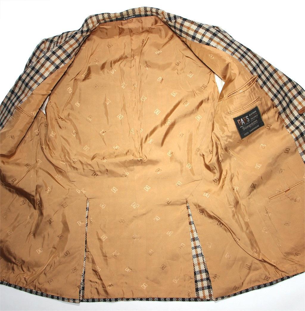 た*う様 英国製 Daks ダックス シンプソン ロンドン テーラードジャケット