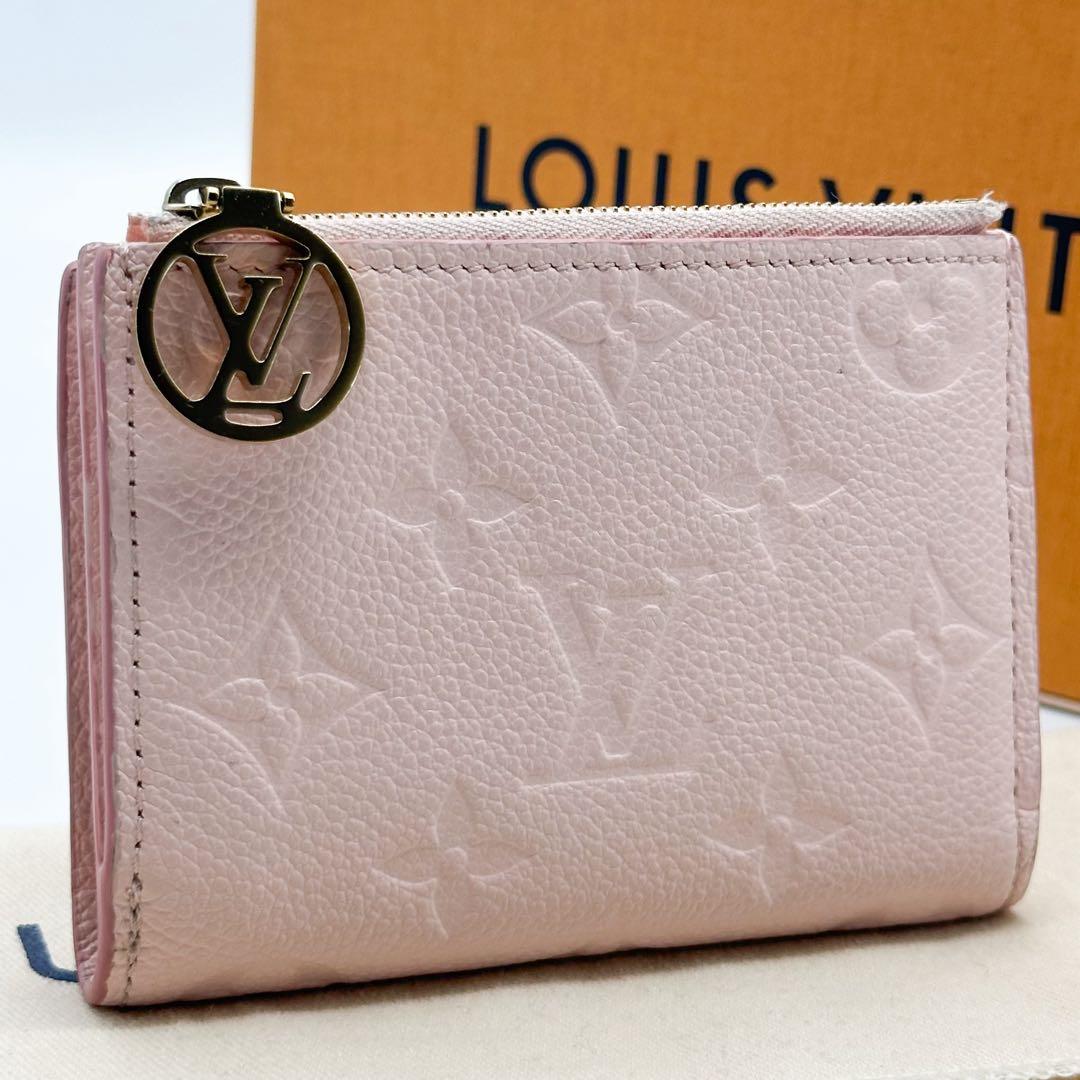 【使用わずか・箱付き・現行品】ルイヴィトン ポルトフォイユ リサ アンプラント