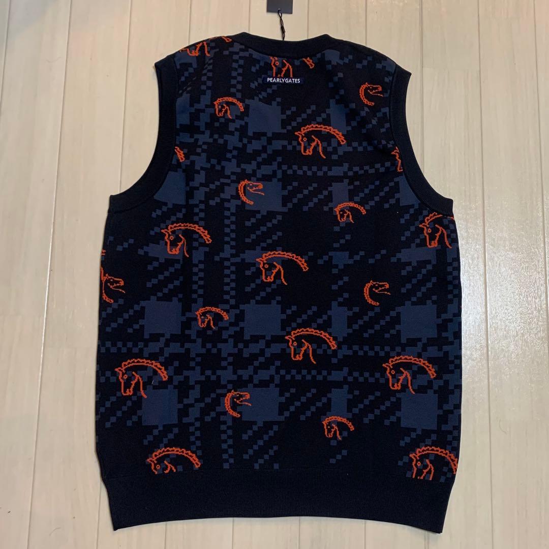 新品■30,800円【パーリーゲイツ 】6/LL メンズ　ベスト　ゴルフウェア