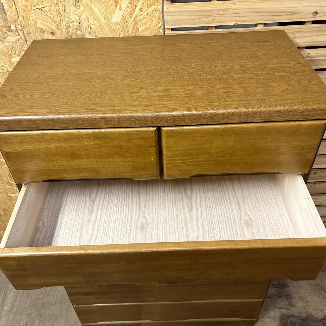 早い者勝ち‼️旭川家具　当時物　ヴィンテージ　ハイチェスト　整理タンス