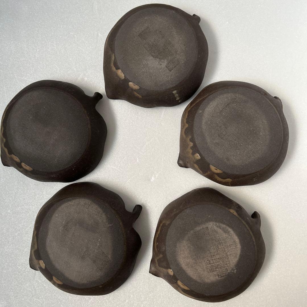 田中恒子さんTSUNE ツネ 葉皿 葉型 木の葉 小皿 小鉢 和食器 5客揃