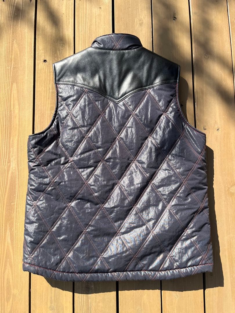 DELUXE WAREデラックスウェアD-11モーターベスト ダウンベスト XL