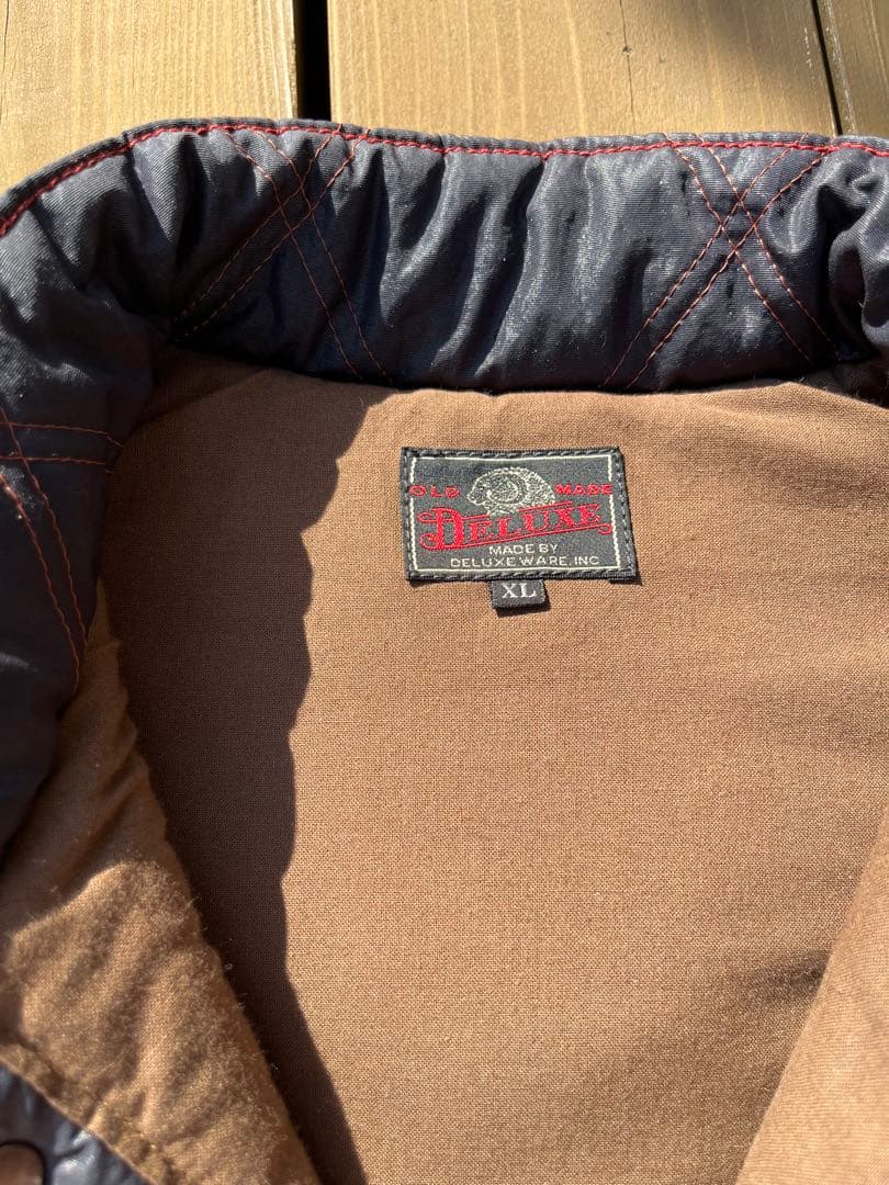 DELUXE WAREデラックスウェアD-11モーターベスト ダウンベスト XL