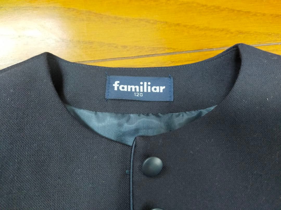 【美品】ファミリア　フォーマルドレス3点セット 120cm 　お受験