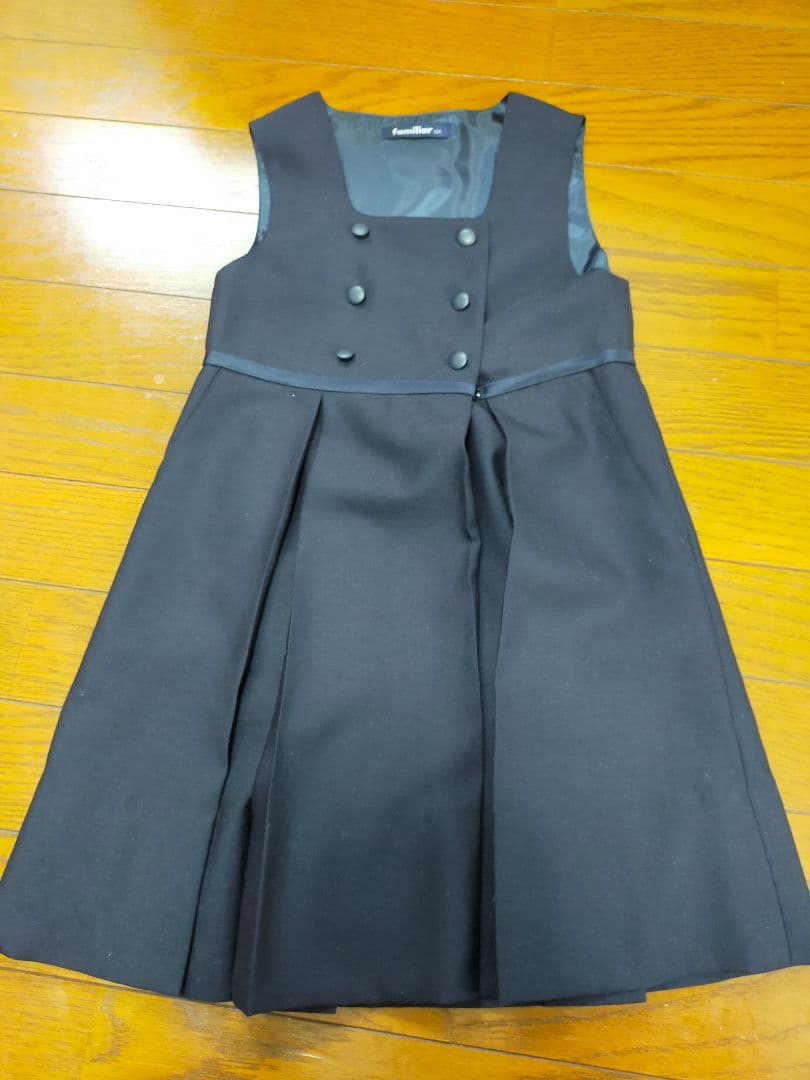 【美品】ファミリア　フォーマルドレス3点セット 120cm 　お受験