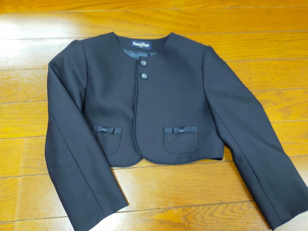 【美品】ファミリア　フォーマルドレス3点セット 120cm 　お受験