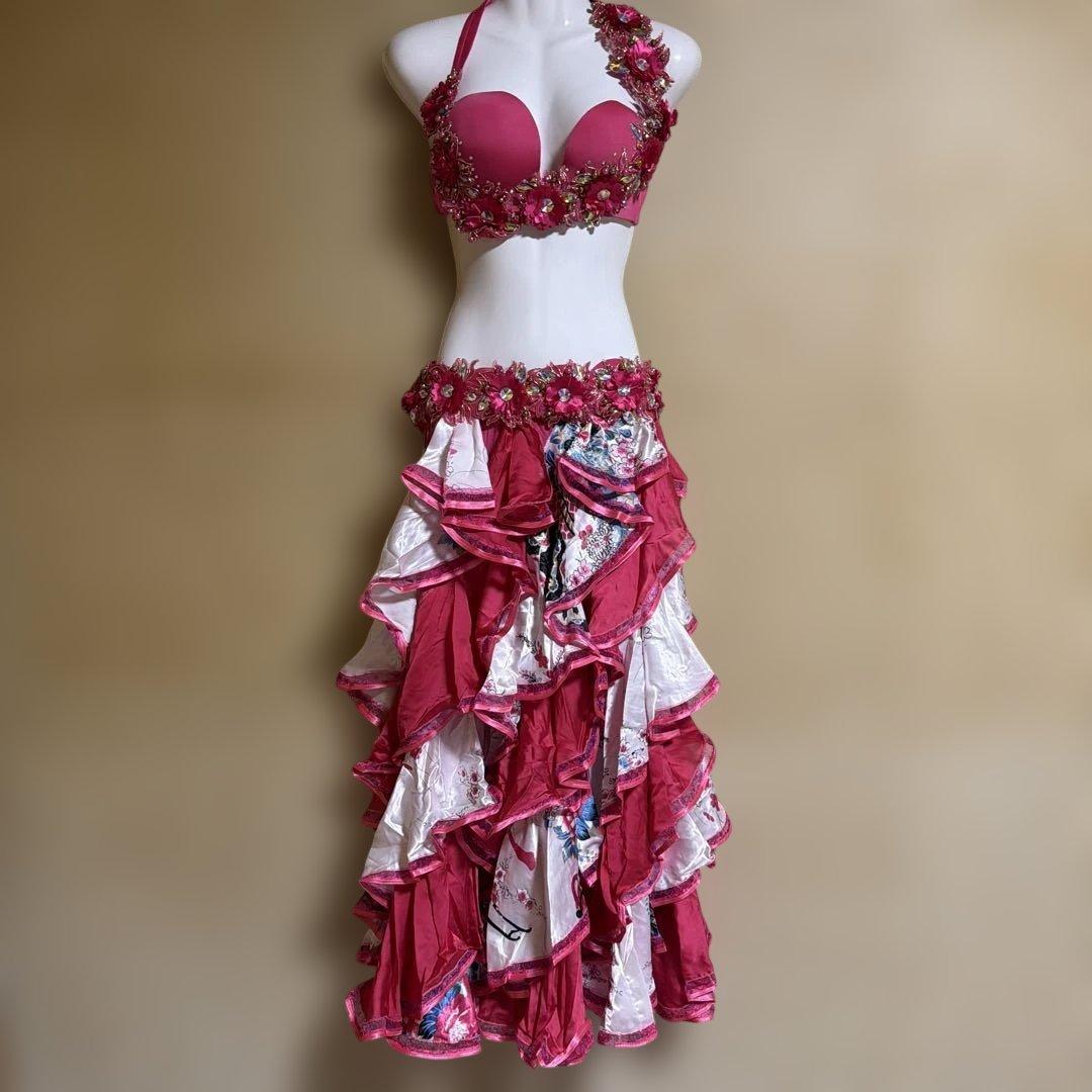 ベリーダンス フラワー装飾 セットアップ