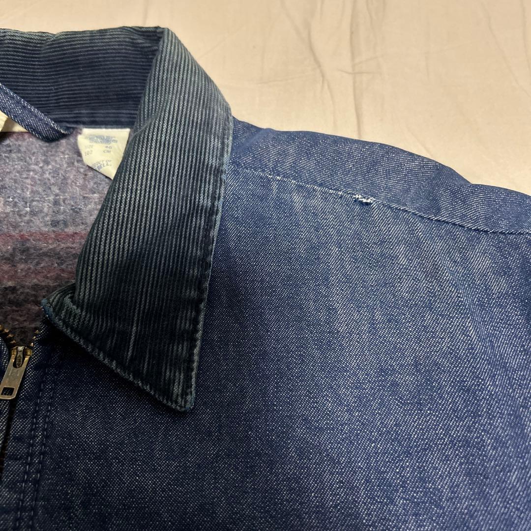 BLUE BELL 70年代 ブランケット付き デニムジャケット