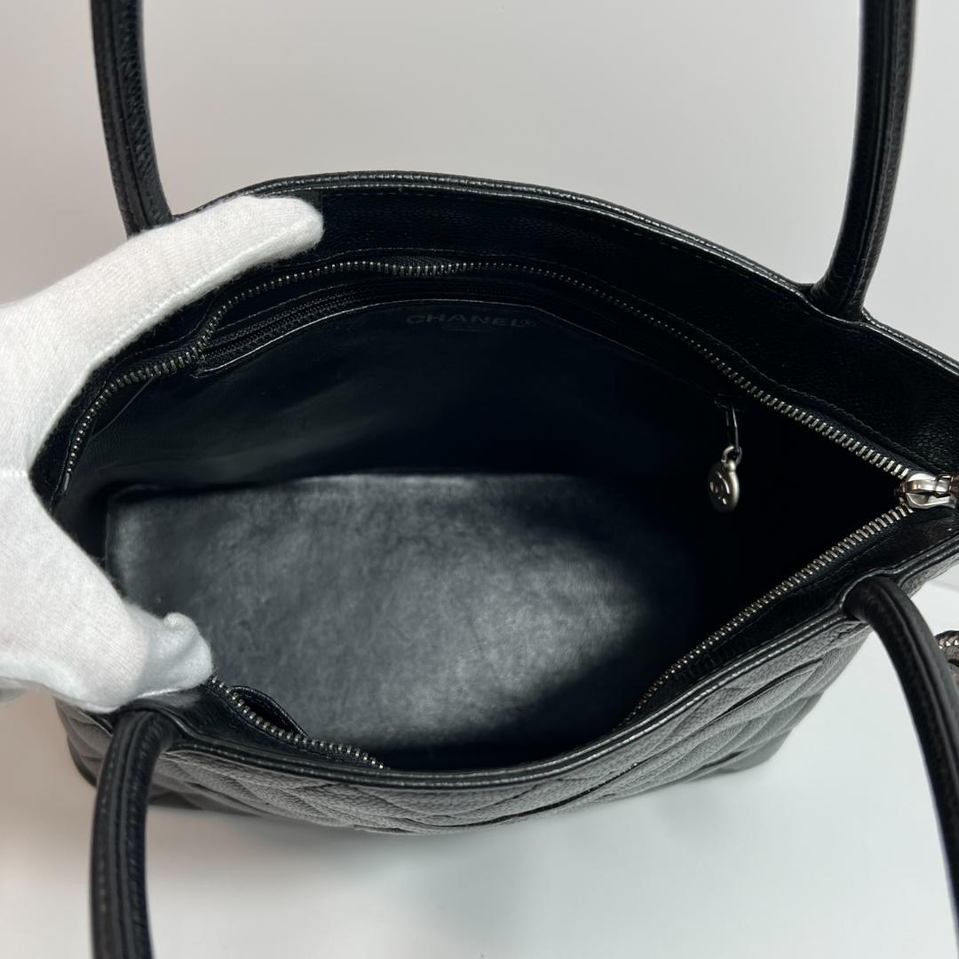 シャネル 1804 復刻トート キャビアスキン ６番台 MBZ205