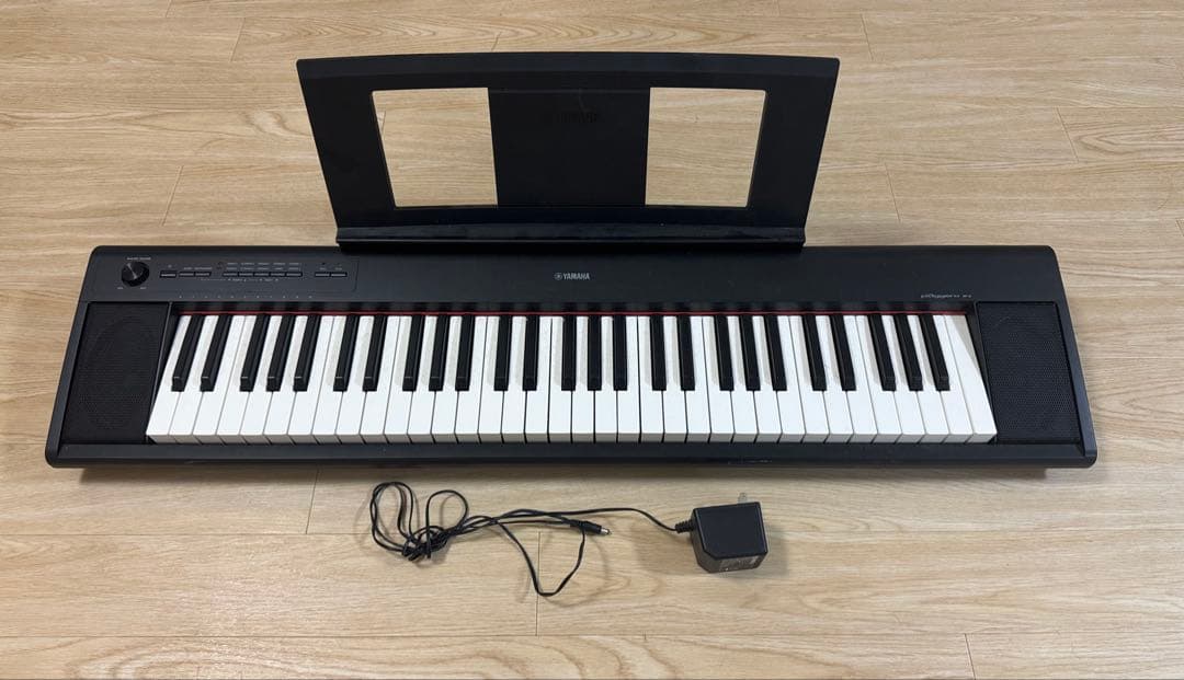 【美品】YAMAHA　ヤマハ　電子ピアノ　piaggero NP-12 61鍵盤