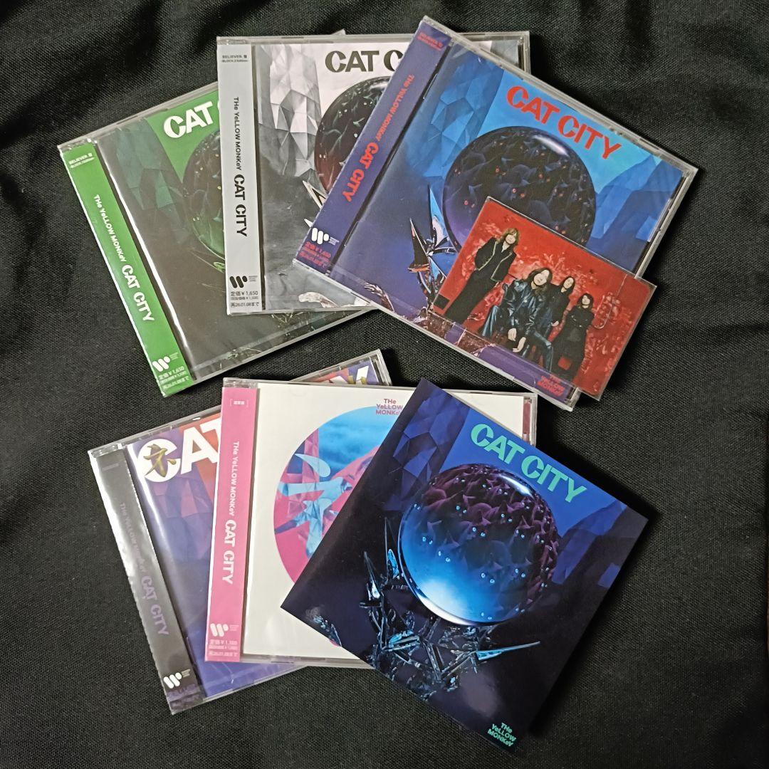 未開封 THE YELLOW MONKEY「CAT CITY」全形態5枚セット