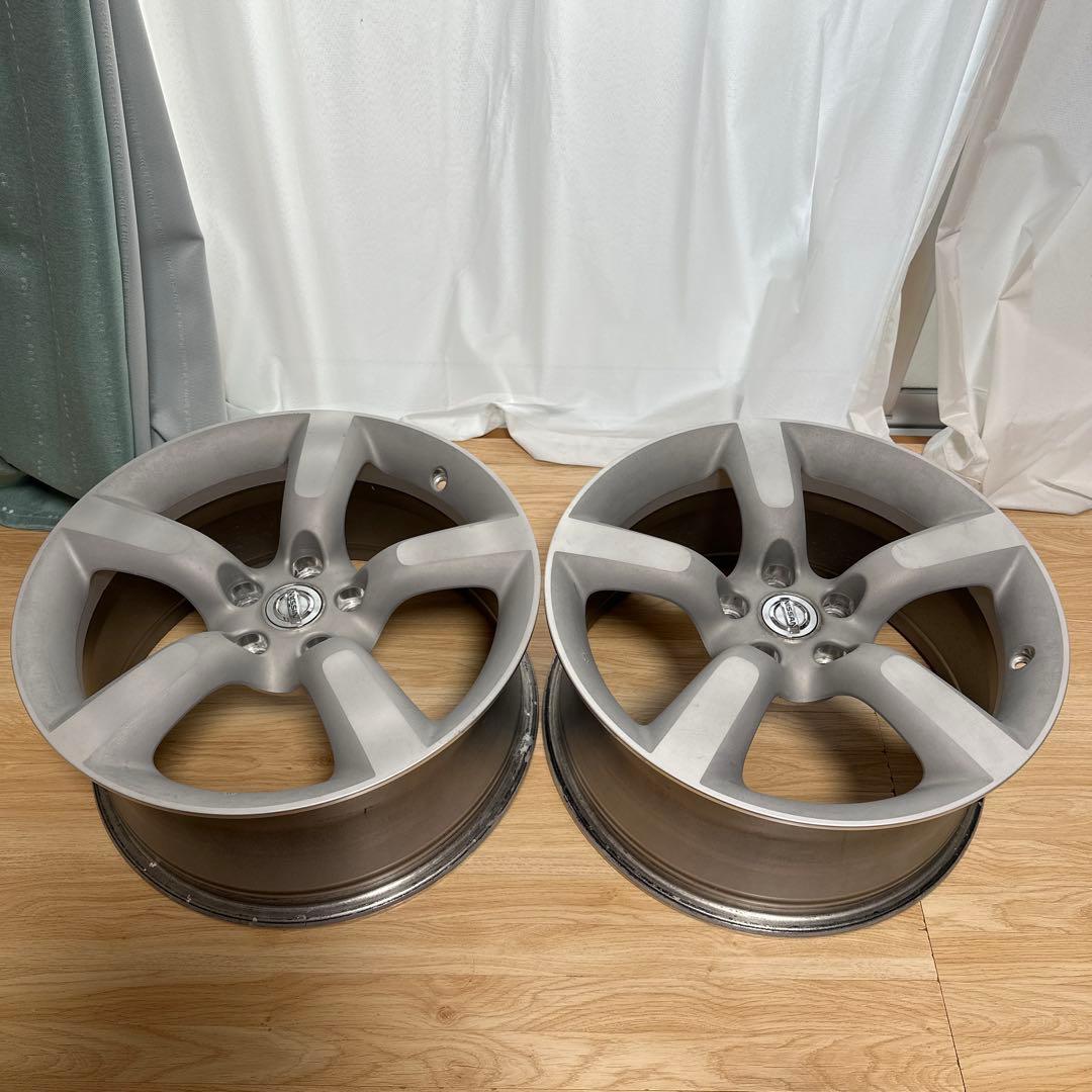 フェアレディZ33 後期純正18インチ 8.5J 2本 送料込み