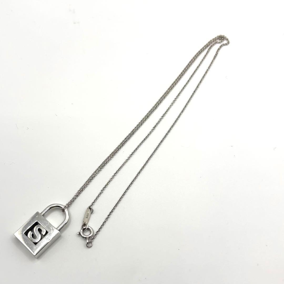 TIFFANY&CO.【美品】カデナロックイニシャルSネックレス　925 希少