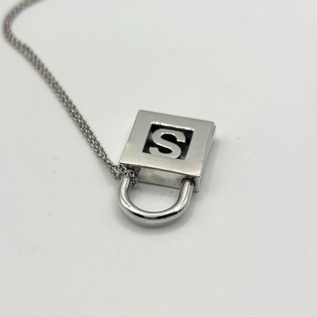 TIFFANY&CO.【美品】カデナロックイニシャルSネックレス　925 希少