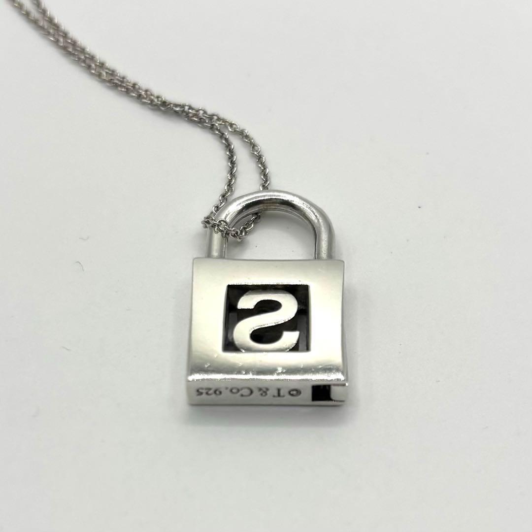 TIFFANY&CO.【美品】カデナロックイニシャルSネックレス　925 希少