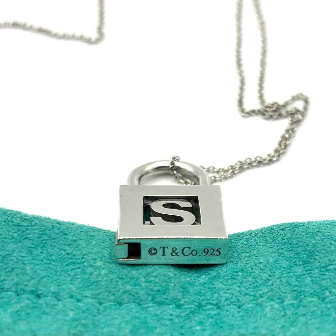 TIFFANY&CO.【美品】カデナロックイニシャルSネックレス　925 希少