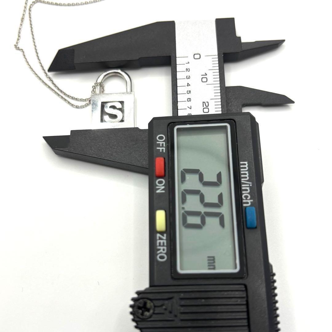 TIFFANY&CO.【美品】カデナロックイニシャルSネックレス　925 希少