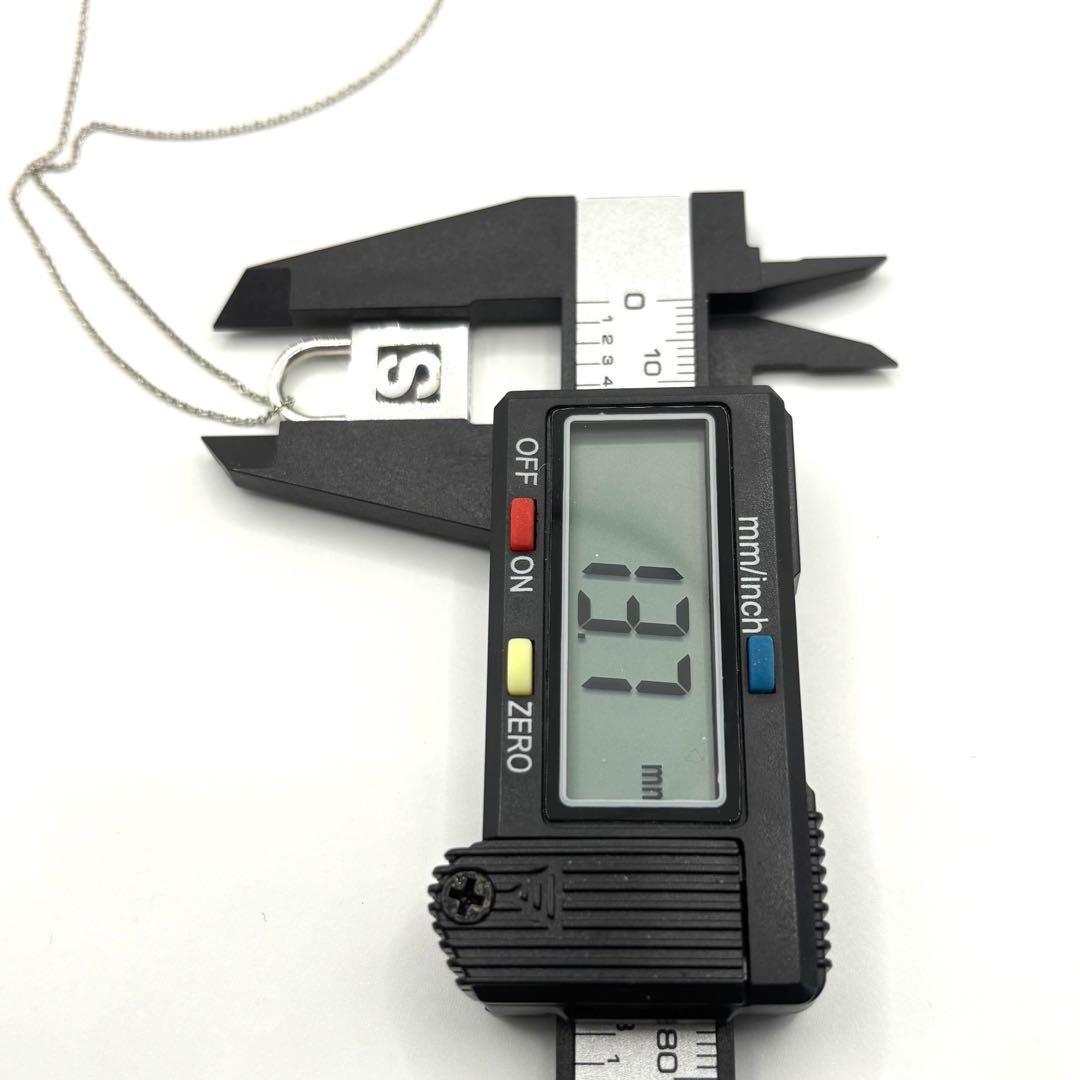 TIFFANY&CO.【美品】カデナロックイニシャルSネックレス　925 希少